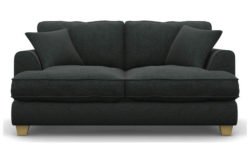 Heart of House Hampstead 2 Seater Tweed Sofa Bed - Charcoal